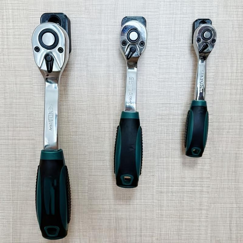Workshop Tools Organizing - Impact-Resistant Wrench Storage Racks 3 Pcs