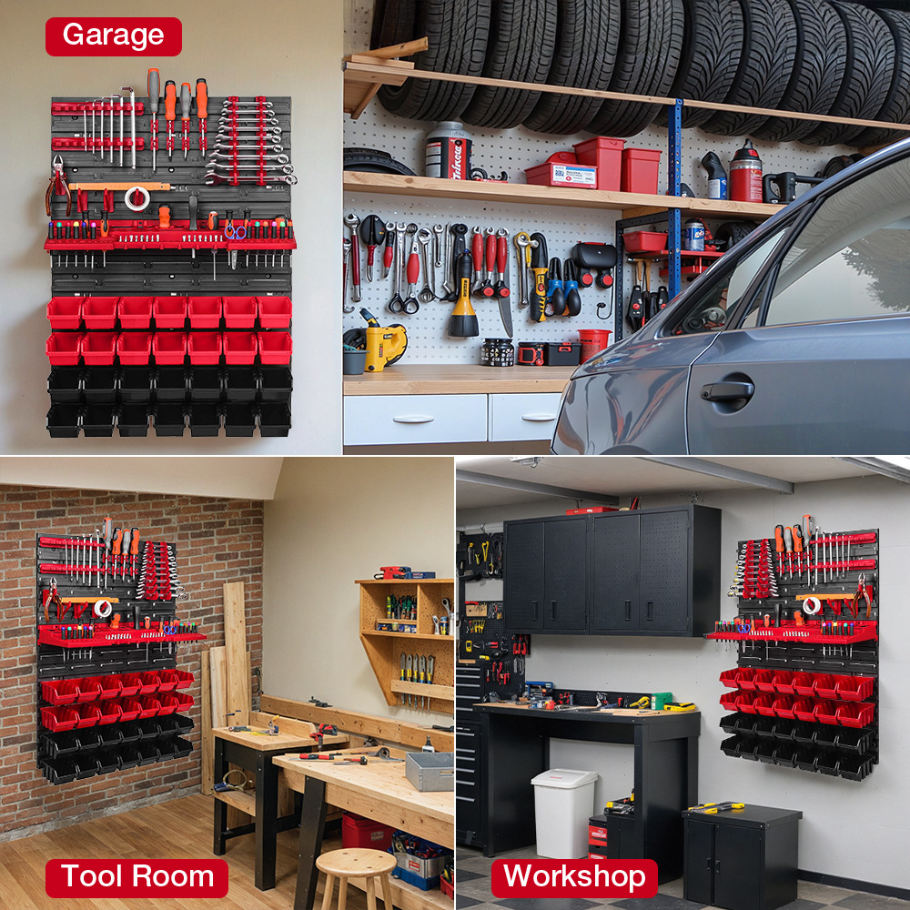 Tools Box For Workshop - Tools Wall Storage Shelf Tool Holders