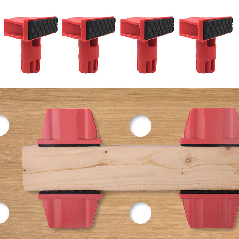 Tools Box For Workshop - 4Pcs Plastics Bench Dogs, 20mm Diameter