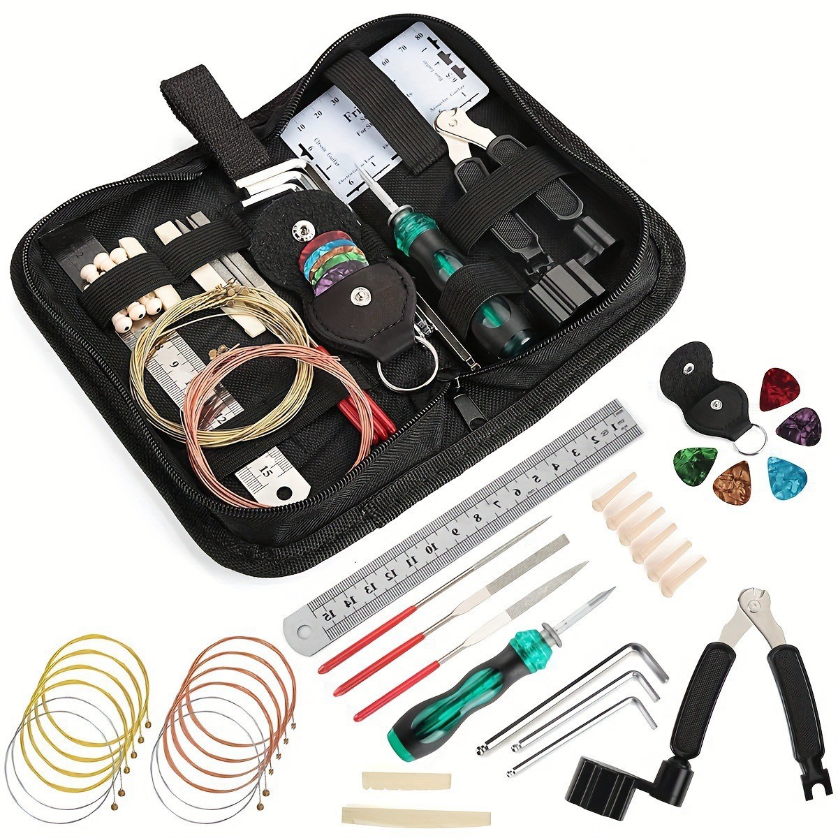 Maintenance Workshop Tools - 1 Set of Guitar Repair Tools,