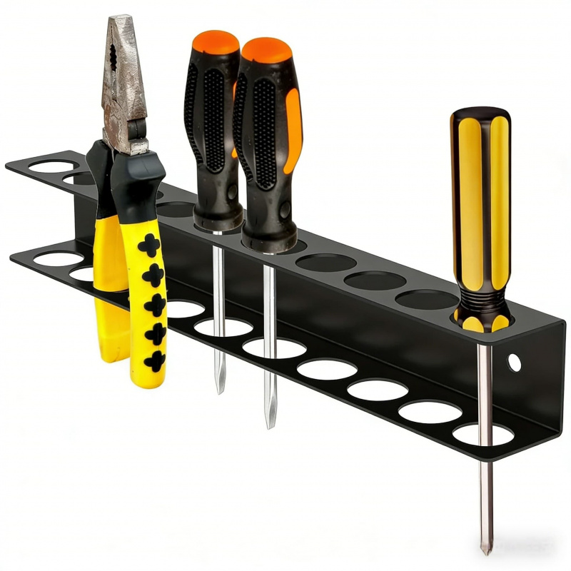 Workshop Tools Organizing - 14Wall-mounted anti-rust tool storage board for