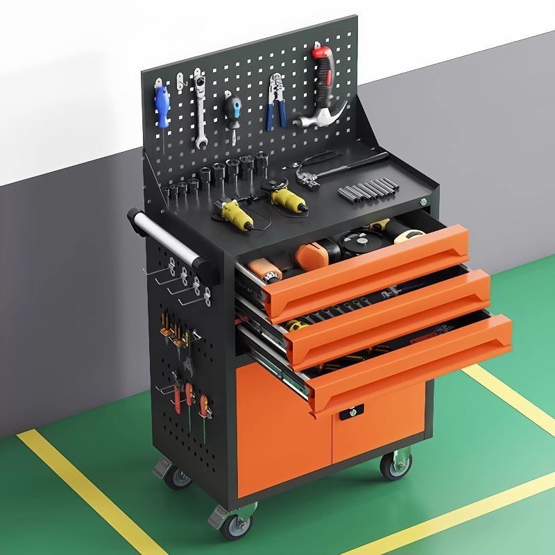 Tools Box For Workshop - Auto repair tool cart, drawer, hardware