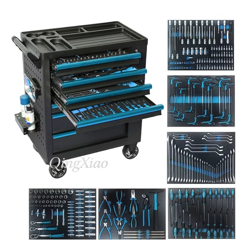 Durable Blue Iron Tool Cabinet - огляд і ціна Workshop Tools Organizing