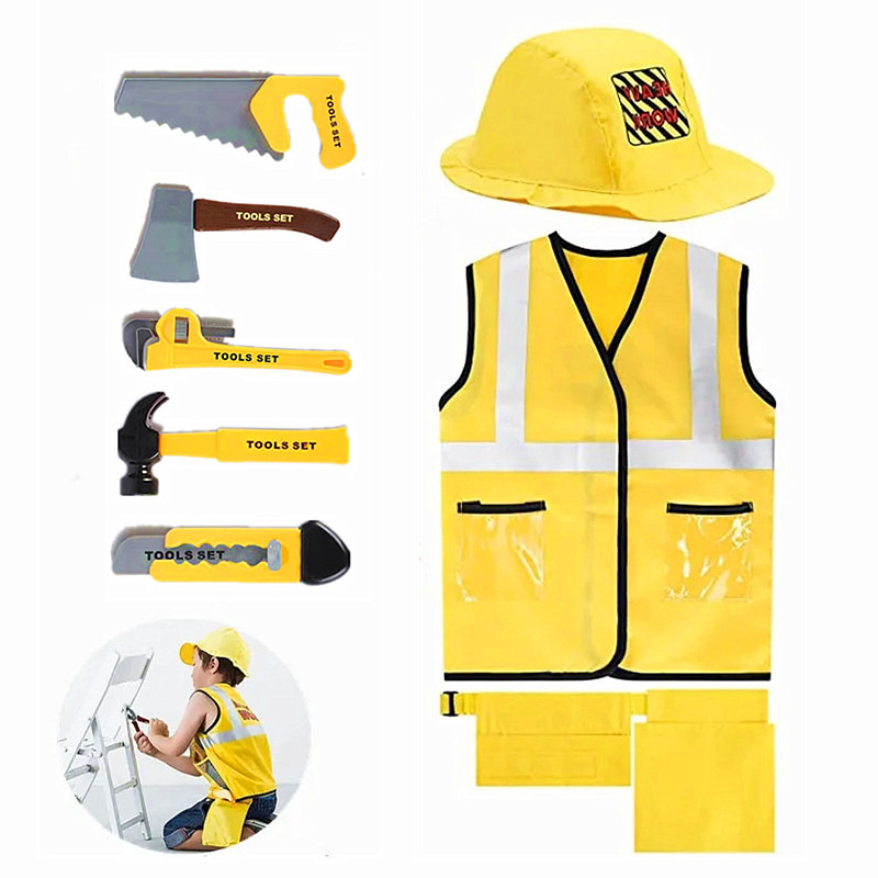 3-6Y Kids Construction Worker  - огляд і ціна Tools Workshop For Kids