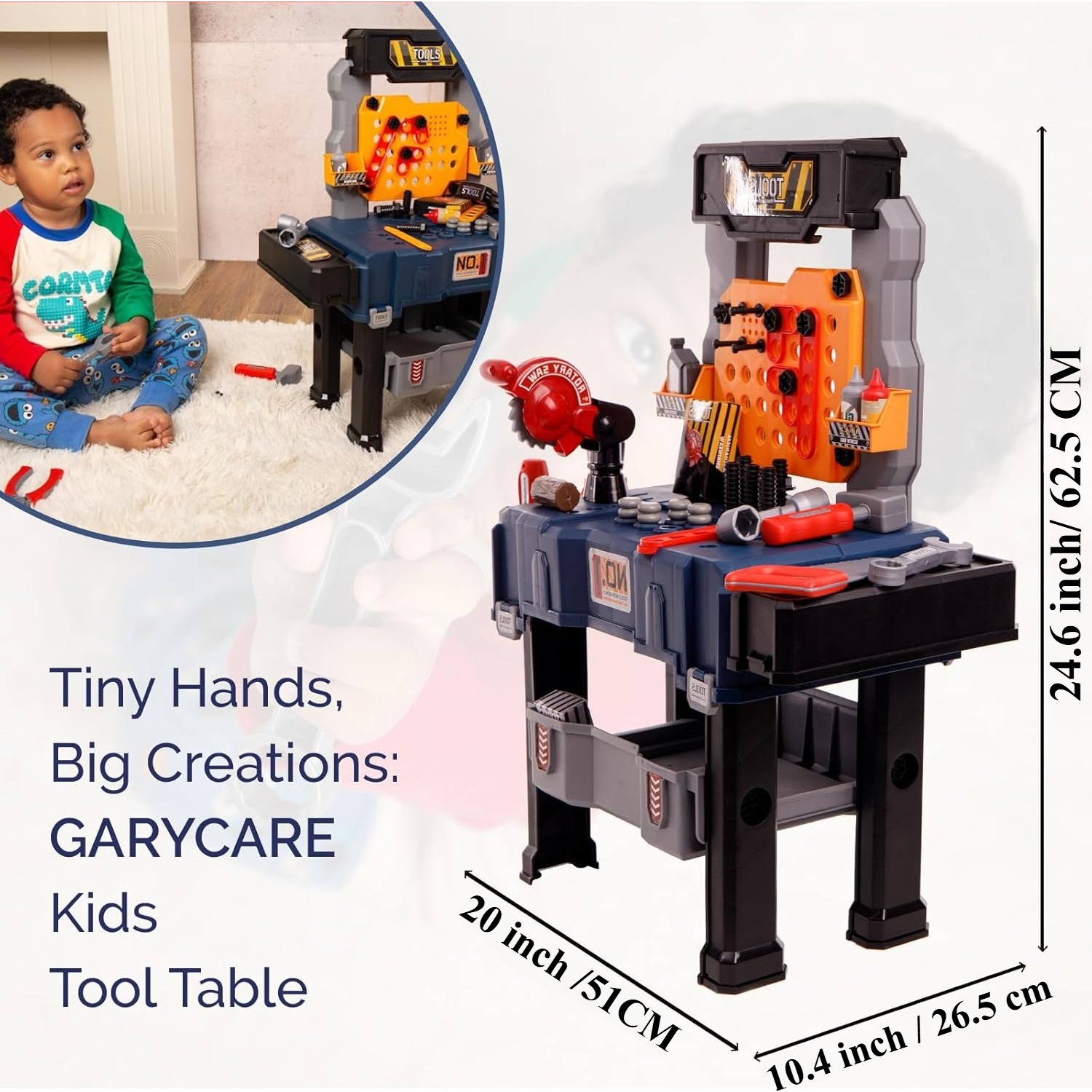 65PCS Kids Tool Bench Set Pret - огляд і ціна Tools Workshop For Kids