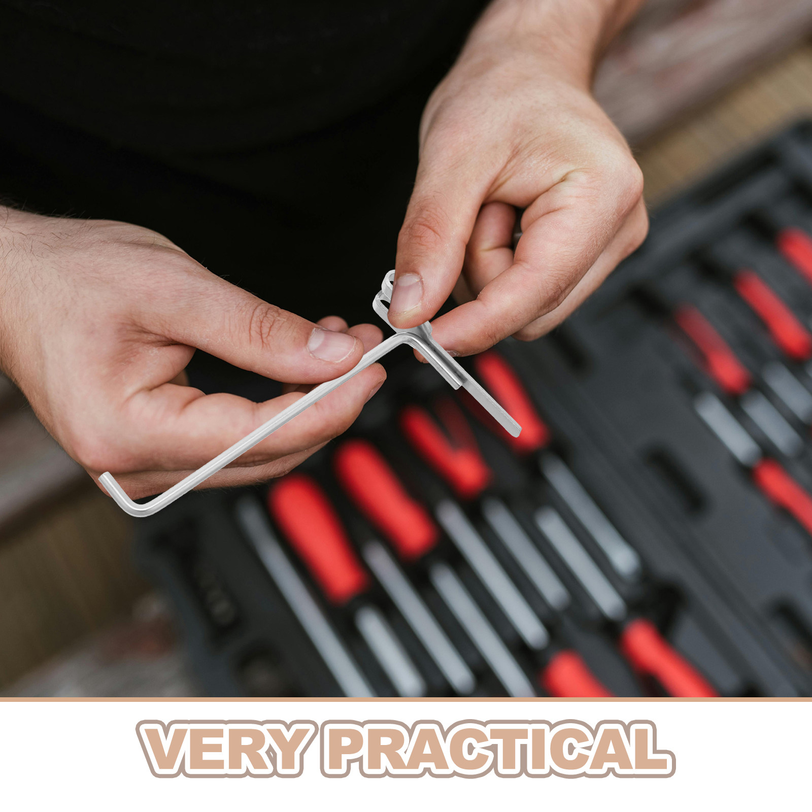 6Pcs Pegboard Hooks Stainless  - огляд і ціна Workshop Tools Hanger