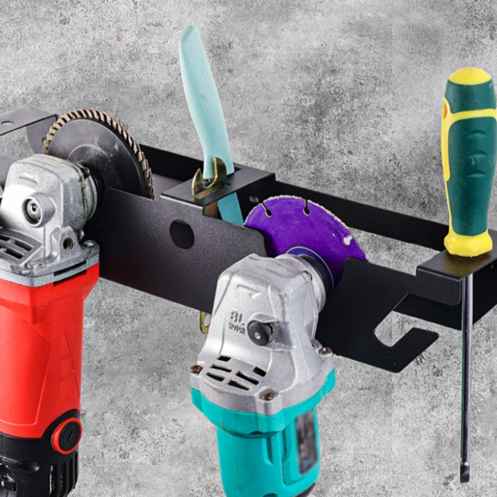 4 Bay Angle Grinder Rack Heavy - огляд і ціна Power Tools In Workshop