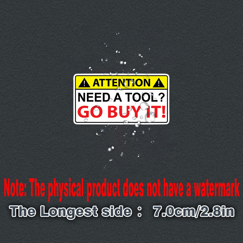 Funny Need Tools Sticker 1PC Y - огляд і ціна Workshop Tools Needed