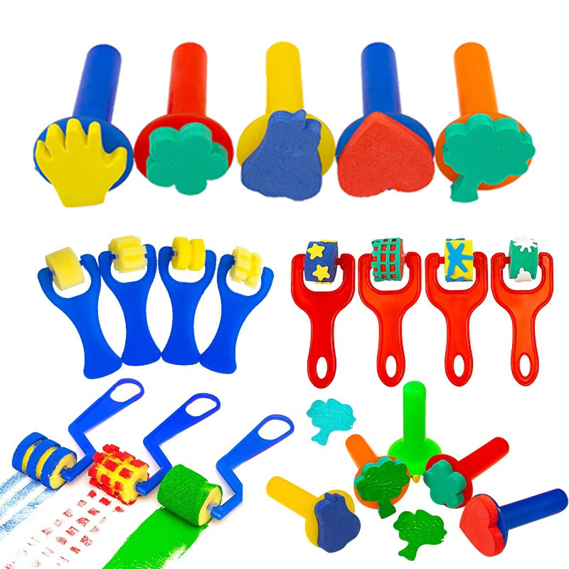 Children Toddler Sponge Stamp  - огляд і ціна Tools Workshop For Kids