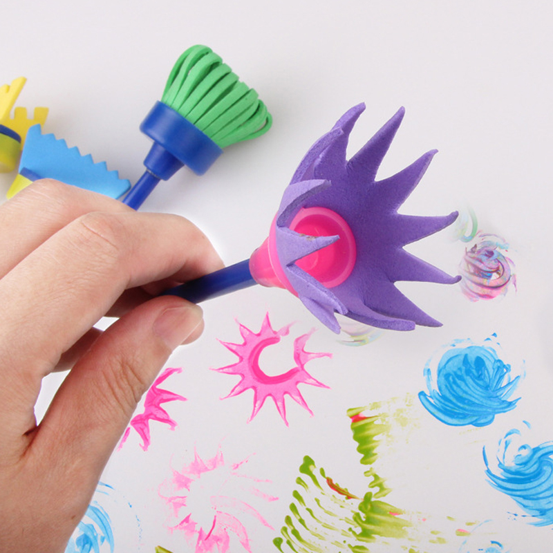 Children Drawing Sponge Brush - огляд і ціна Tools Workshop For Kids