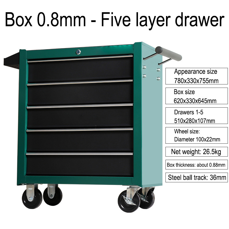 5 Drawer Storage Tool Box Trol - огляд і ціна Maintenance Workshop Tools
