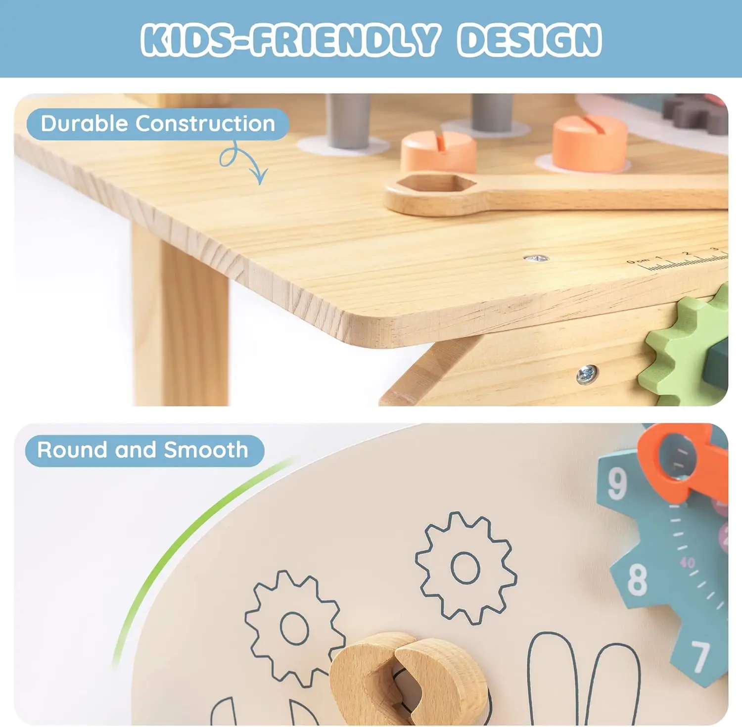 Robotime Robud Kids Tool Bench - огляд і ціна Tools Workshop For Kids