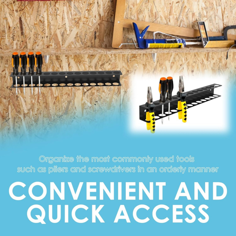 14Wall-mounted anti-rust tool  - огляд і ціна Workshop Tools Organizing