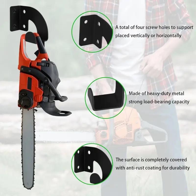 1pcs Chainsaw Wall Mount Heavy - огляд і ціна Workshop Tools Hanger