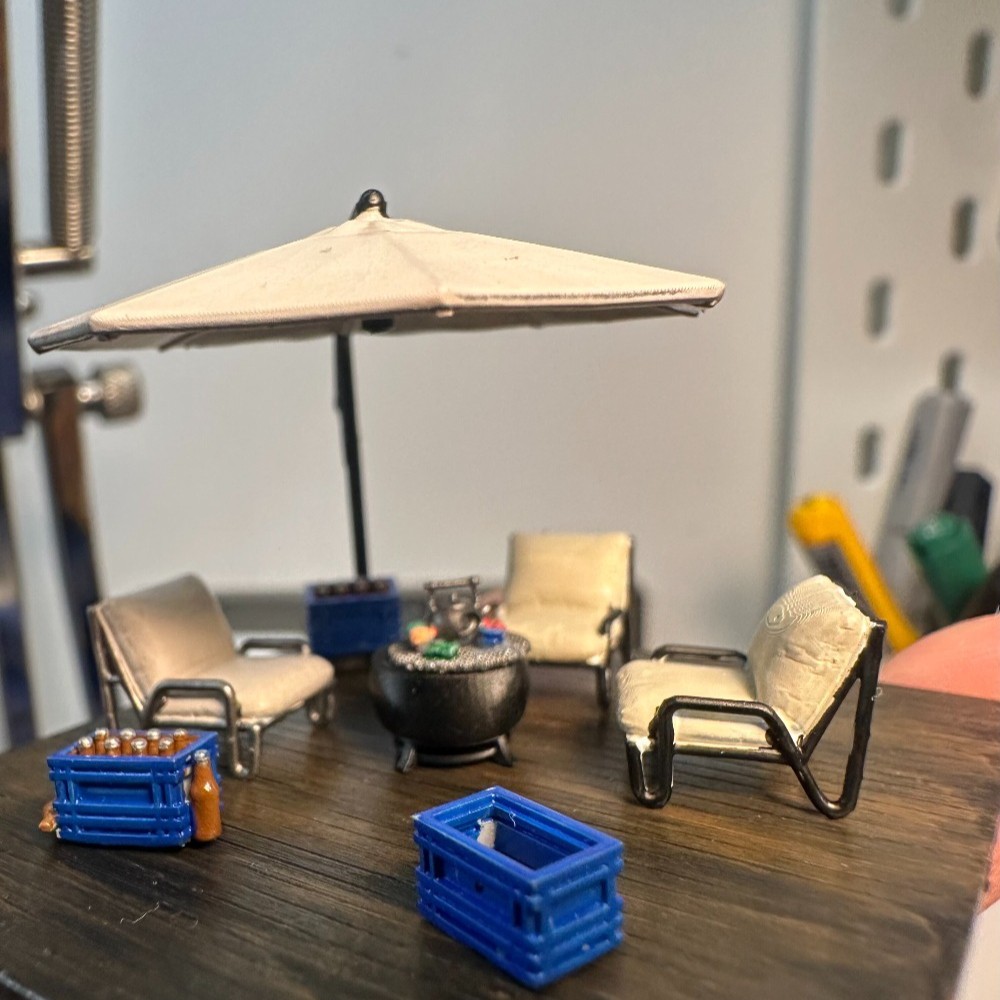 Diorama 1/64 Leisure Terrace M - огляд і ціна Tools Workshop For Kids