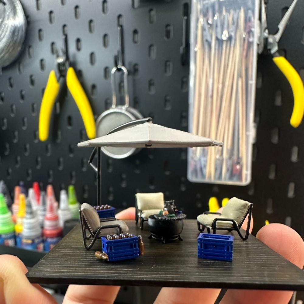 Diorama 1/64 Leisure Terrace M - огляд і ціна Tools Workshop For Kids