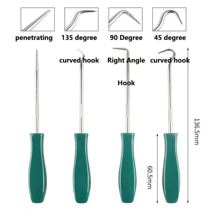 4Pcs 135mm Oil Seal Pick Hooks - огляд і ціна Workshop Tools Automotive