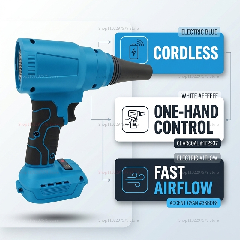 18V Brushless Cordless Air Dus - огляд і ціна Power Tools In Workshop