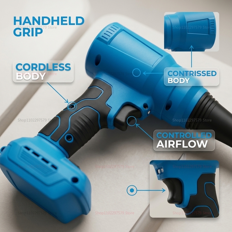 18V Brushless Cordless Air Dus - огляд і ціна Power Tools In Workshop