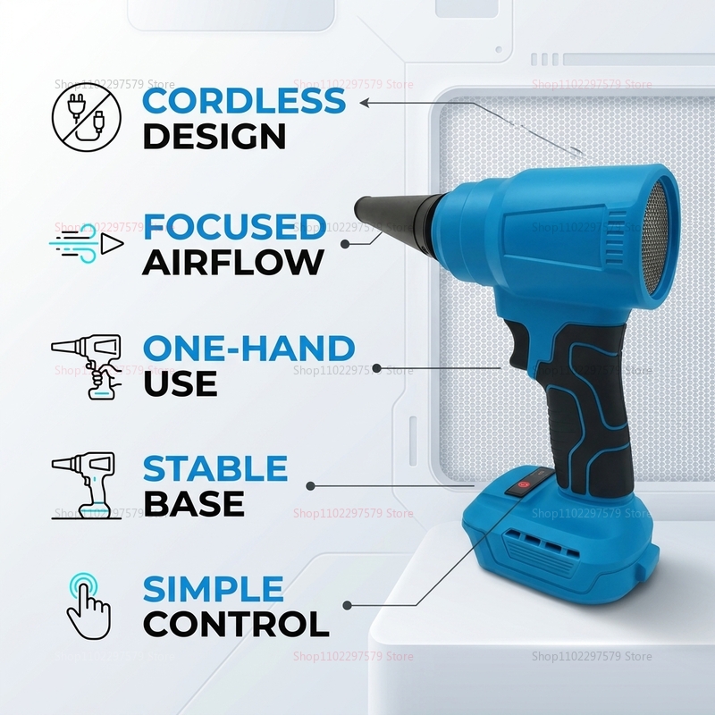 18V Brushless Cordless Air Dus - огляд і ціна Power Tools In Workshop