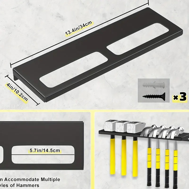 Wall Mounted Metal Tool Hanger - огляд і ціна Workshop Tools Hanger