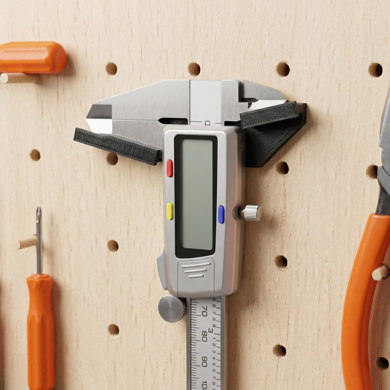 4Pcs Wall Mount Caliper Holder - огляд і ціна Workshop Tools Hanger