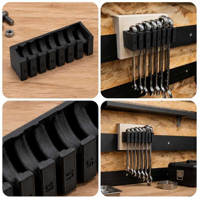Wall Mount Wrench Organizer Ra - огляд і ціна Workshop Tools Organizing
