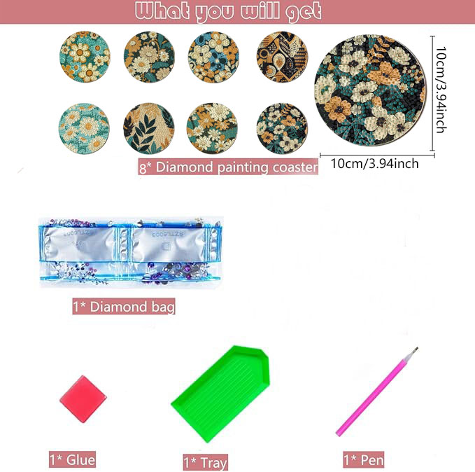 8 Pieces DIY Diamond Painting  - огляд і ціна Workshop Tools Diy